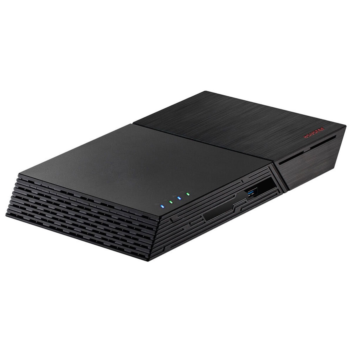 Asustor FLASHSTOR 12 Pro Gen2, yüksek performanslı 12 yuvalı NAS depolama cihazı, AMD Ryzen V3C14 işlemci ve 16GB DDR5 RAM ile veri depolama ve yedekleme çözümleri sağlar.
