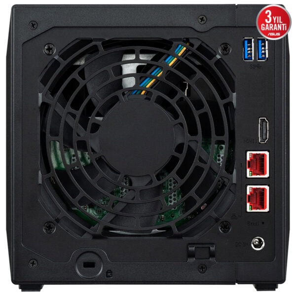 AS5404T model NAS cihazı, yüksek performanslı Intel Celeron N5105 işlemci ve 4GB RAM ile güçlü veri depolama ve yedekleme çözümleri sunar.