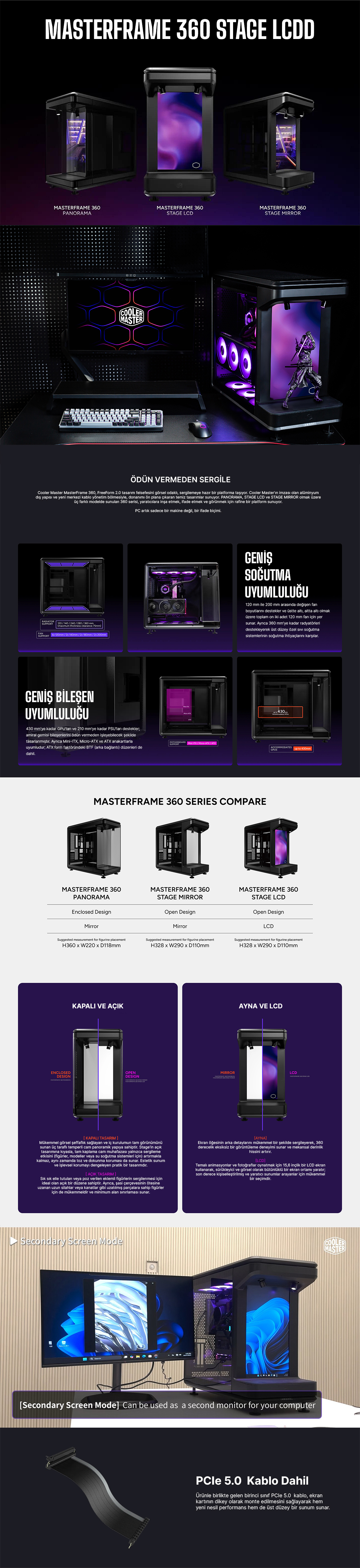 cooler-master-masterframe-360-stage-lcd-siyah-15-6-inc-ekranli-temperli-cam-usb-3-2-mid-tower-atx-gaming-kasa