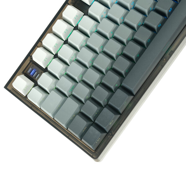 Gameraider Force87 Black Gray Gradient Jixian Red Switch Hotswap Rgb Kablosuz Turkce Mekanik Gaming Klavye 2 Yil Birebir Degisim Garantili 7