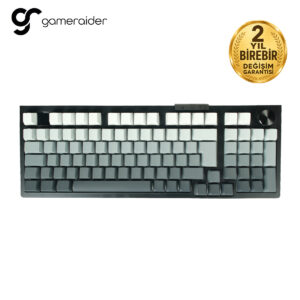 Gameraider Force98 Black Gray Gradient Jixian Red Switch Hotswap Rgb Kablosuz Turkce Mekanik Gaming Klavye 2 Yil Birebir Degisim Garantili Y1