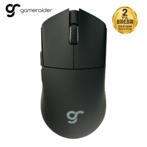 Gameraider Gr3 Pro Max Obsidian Black Pixart 3950 Sensor Kablosuz Gaming Mouse 2 Yil Birebir Degisim Garantili Y1