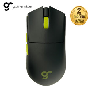Gameraider Gr3s Pro Obsidian Black Pixart 3395 Sensor Kablosuz Gaming Mouse 2 Yil Birebir Degisim Garantili Y1