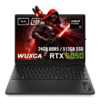 HP OMEN 15-gb0011nt gaming dizüstü bilgisayar, AMD Ryzen 5 işlemci, GeForce RTX 5050 ekran kartı, 24GB DDR5 RAM, 512GB SSD, 15.3 inç WUXGA ekran, 165Hz yenileme hızı, IPS panel, FreeDos.