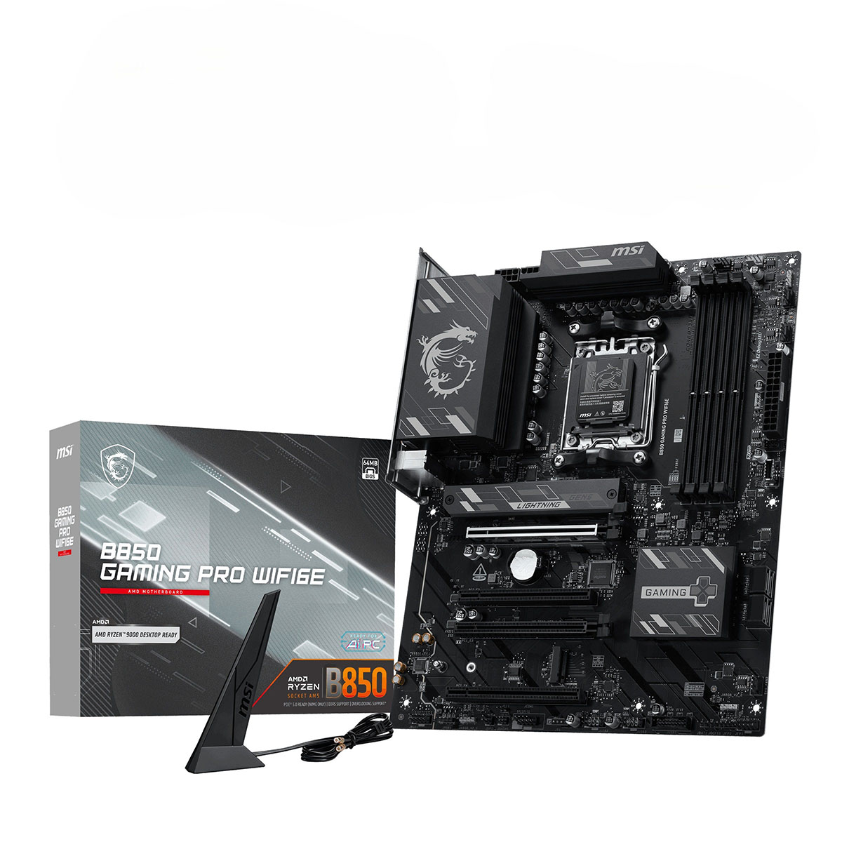 Msi B850 Gaming Pro Wifi6e 8200mhz(oc) Ddr5 Soket Am5 M.2 Hdmi Atx Anakart 1