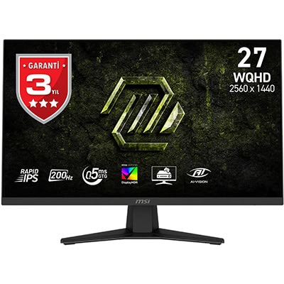MSI MAG 274QF E20 Gaming Monitör H1