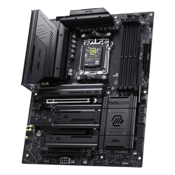 Msi Mag X870e Tomahawk Max Wifi 8400mhz (oc) Ddr5 Soket Am5 M.2 Hdmi Atx Anakart 4