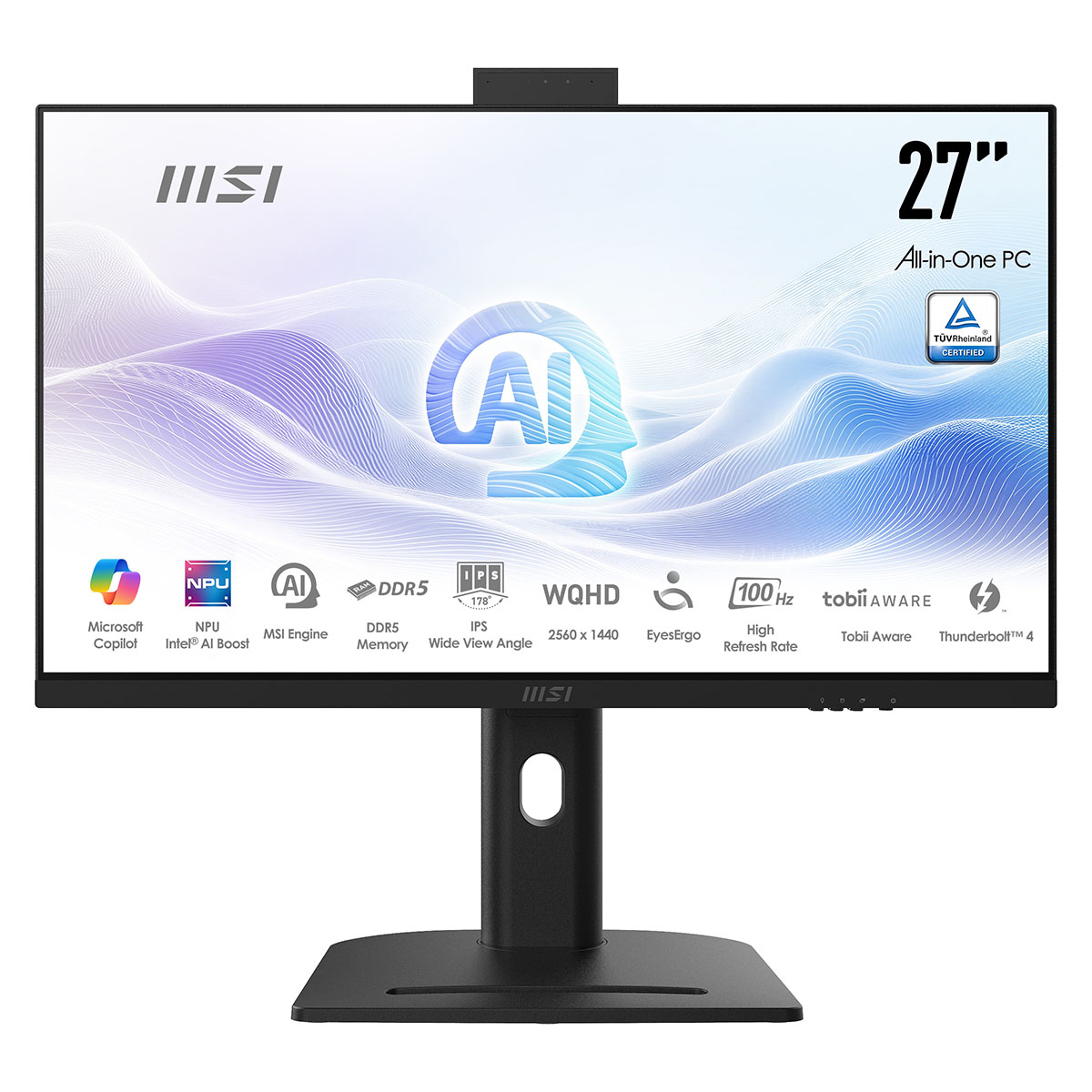 Msi Modern Am273qp Ai 1um 419xeu Intel Core Ultra 7 155h 16gb Ddr5 1tb Ssd 27 Inç 2k Wqhd Freedos All In One Bilgisayar 1