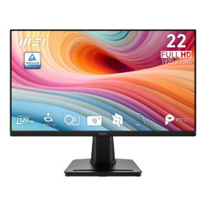 MSI PRO MP225 E12VL 21.45 inç Full HD 120Hz VA monitör, Adaptive Sync teknolojisi ve geniş ekran ile yüksek performans ve görsel kalite sağlar.