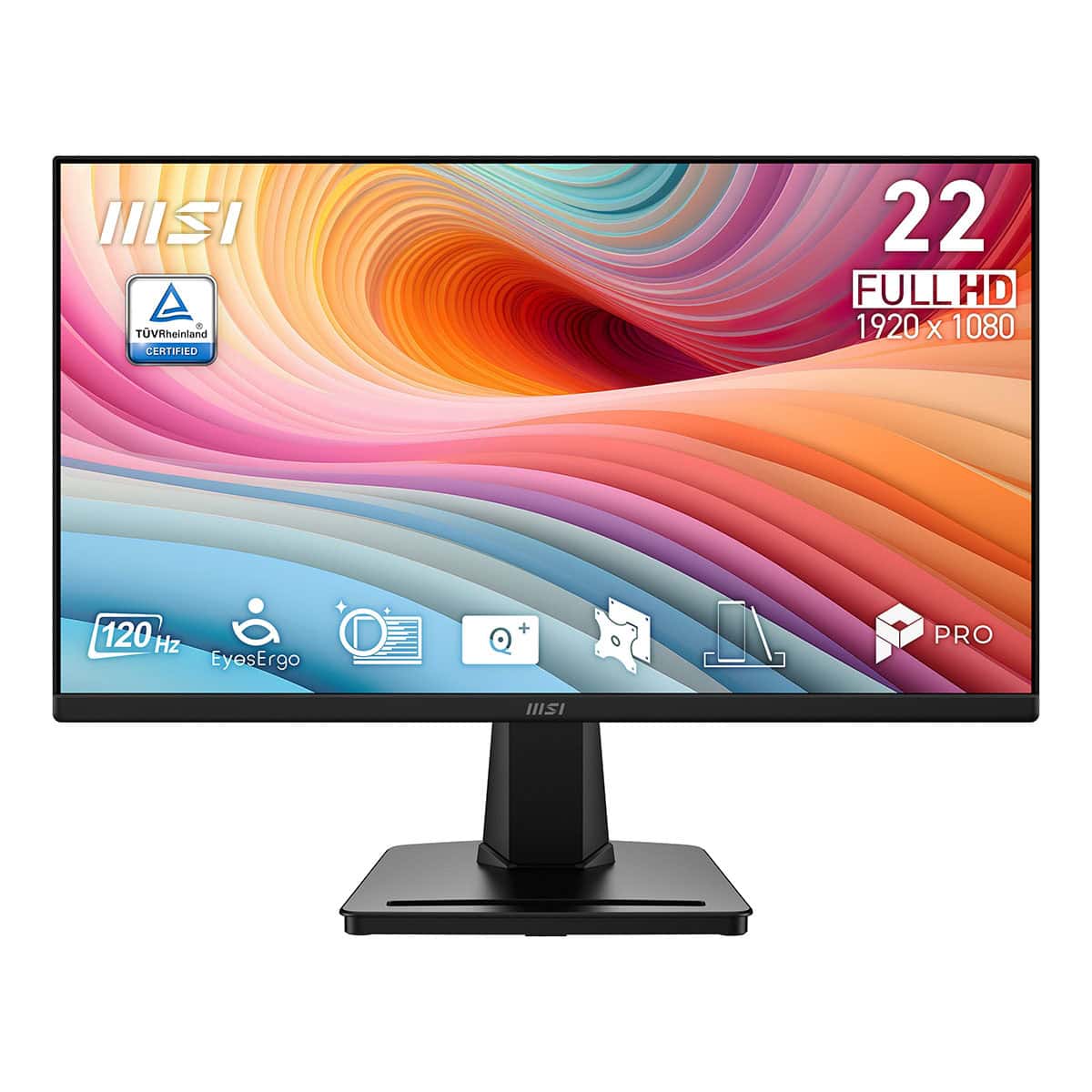 MSI PRO MP225 E12VL 21.45 inç Full HD 120Hz VA monitör, Adaptive Sync teknolojisi ve geniş ekran ile yüksek performans ve görsel kalite sağlar.