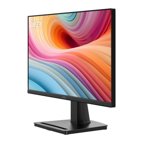 MSI PRO MP225 E12VL 21.45 inç Full HD 120Hz VA monitör, Adaptive Sync teknolojisi ve şık tasarımıyla oyun ve ofis kullanımı için ideal.