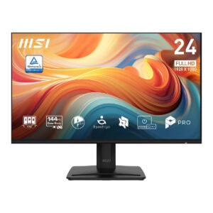 MSI PRO MP243 E14 23.8 inç Full HD 144Hz IPS monitör, Adaptive Sync teknolojisi ve EyesErgo tasarımıyla yüksek performans ve konfor sağlar.