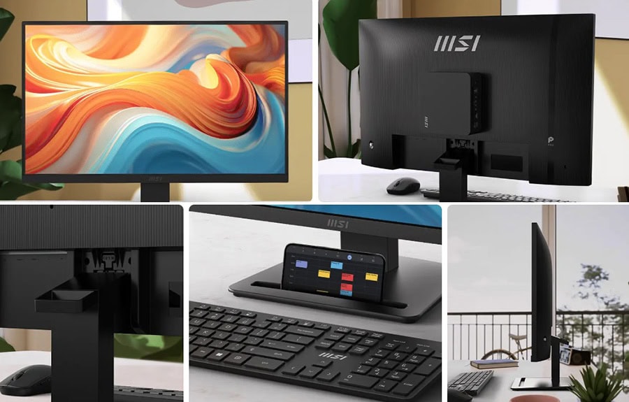 MSI oyun monitörü ve klavye ile yüksek performanslı oyun deneyimi.