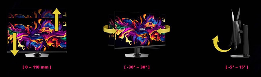 Yüksek çözünürlüklü oyun monitörü, canlı renkler ve hızlı tepki süresi ile oyun deneyimini artırır. Çift ekran bağlantısı ve ergonomik tasarımıyla oyuncular için ideal seçim.
