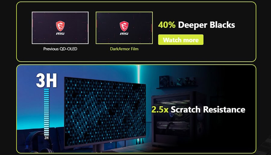 MSI gaming monitörünün yüksek çözünürlüğü ve gelişmiş teknolojisi ile oyun deneyiminizi bir üst seviyeye taşıyın.