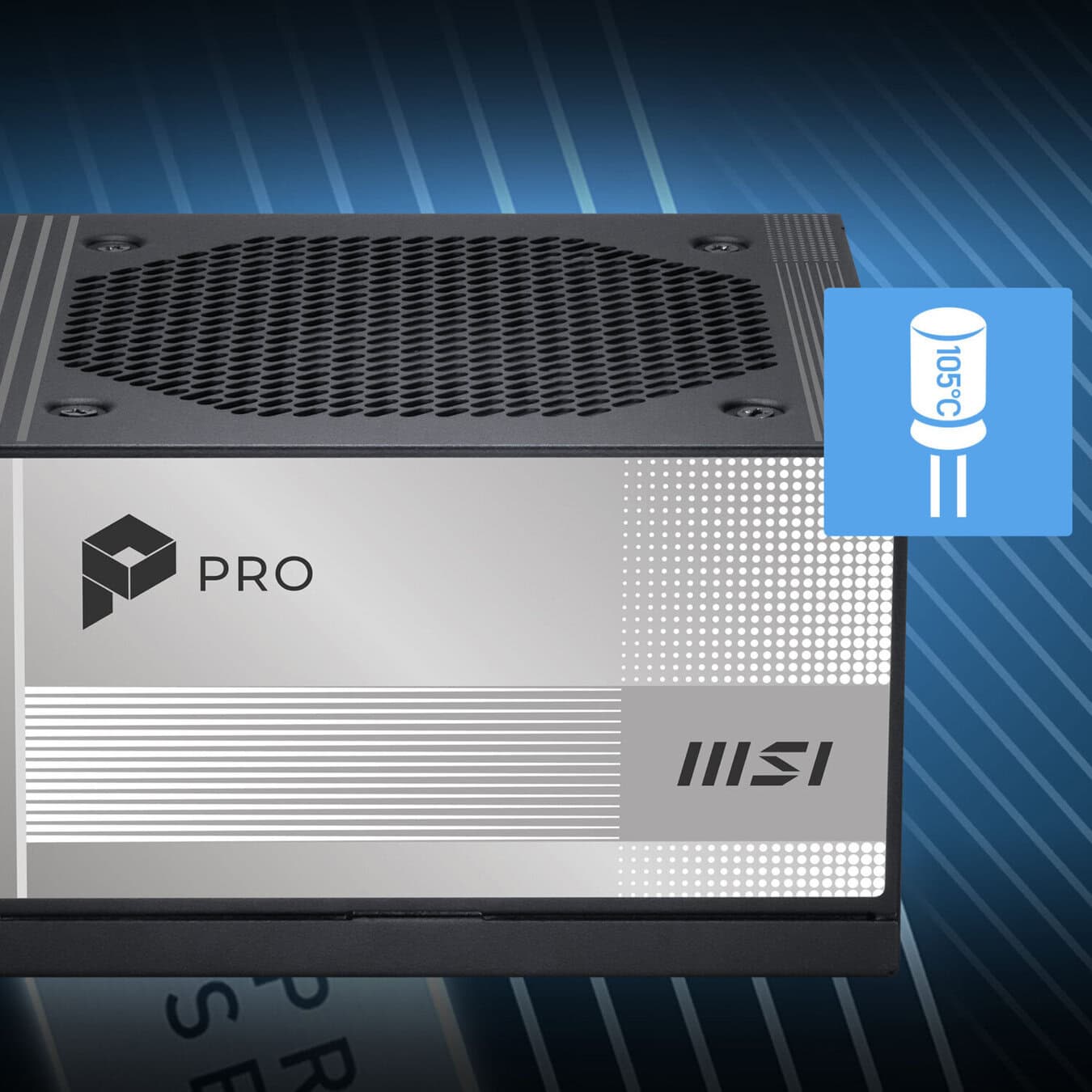 MSI PRO A850PL PCIE5 850W 80+ Platinum Full Modüler ATX 3.1 Güç Kaynağı h8