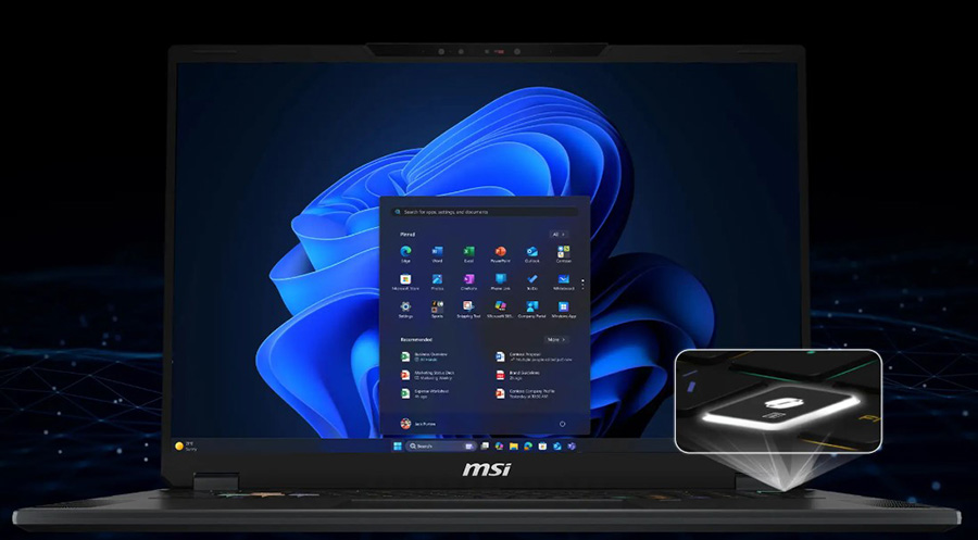 MSI STEALTH 18 HX A2WI-081TR Intel Core Ultra 9-290HX Plus GeForce RTX 5080 16GB 150W 32GB DDR5 2TB SSD 18 inç 4K UHD+ 120Hz W11 Home Gaming Laptop h9
