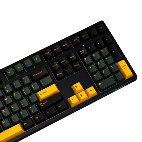 Akko 3108rf Black Gold Frost Pink Switch Kablosuz İngilizce Mekanik Gaming Klavye 2
