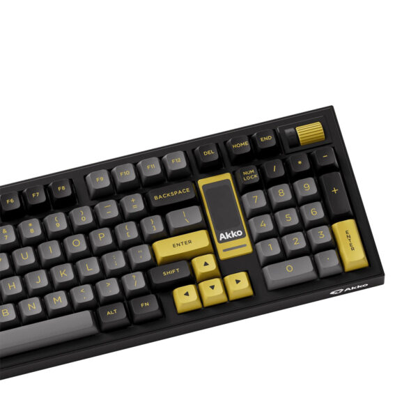Akko 5098b Black Gold V3 Piano Pro Switch Hotswap Rgb Kablosuz İngilizce Mekanik Gaming Klavye 7