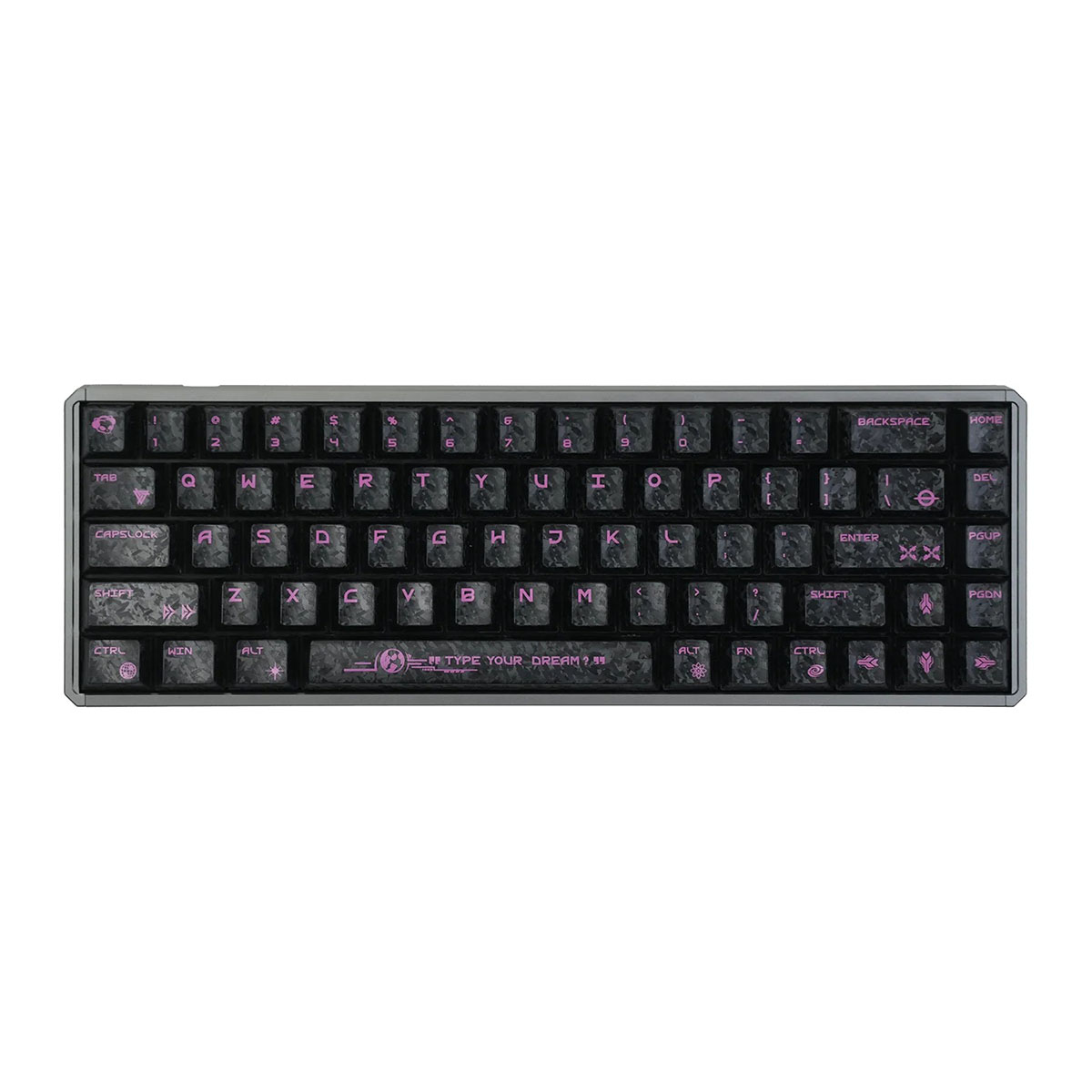 Akko Mod68 He Gray Spark Astroaim Manyetik Switch 8k Hz Hall Effect Hotswap Argb İngilizce Mekanik Gaming Klavye 1