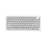 Akko Monsgeek M1 V5 He White Transparent Astroaim Manyetik Switch 8k Hz Hall Effect Hotswap Rgb Kablosuz İngilizce Gaming Klavye 1