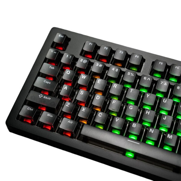 Akko Monsgeek M3 V5 He Black Transparent Astroaim Manyetik Switch 8k Hz Hall Effect Hotswap Rgb Kablosuz İngilizce Gaming Klavye 3