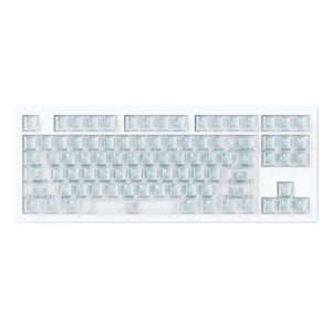 Akko Monsgeek M3 V5 He White Transparent Astroaim Manyetik Switch 8k Hz Hall Effect Hotswap Rgb Kablosuz İngilizce Gaming Klavye 1