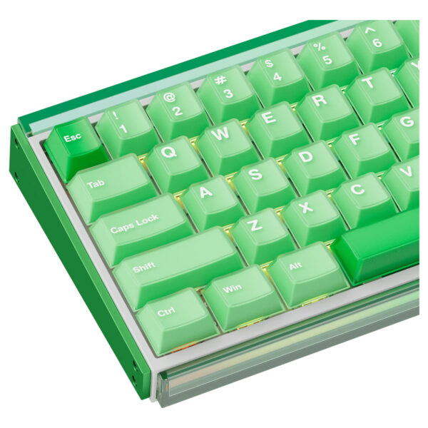 Akko Ray68 He Misty Green White Astroaim Manyetik Switch 8k Hz Hall Effect Hotswap Argb Kablosuz Ingilizce Gaming Klavye 4