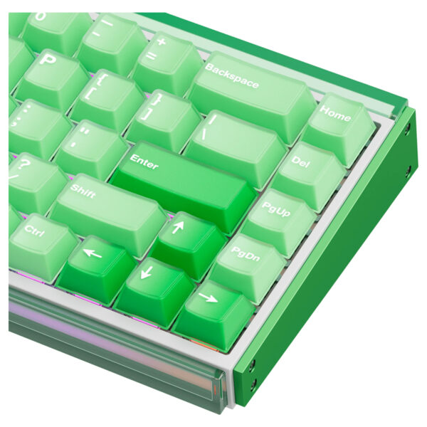Akko Ray68 He Misty Green White Astroaim Manyetik Switch 8k Hz Hall Effect Hotswap Argb Kablosuz Ingilizce Gaming Klavye 6
