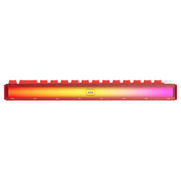 Akko Ray68 He Misty Red White Astroaim Manyetik Switch 8k Hz Hall Effect Hotswap Argb Kablosuz Ingilizce Gaming Klavye 7
