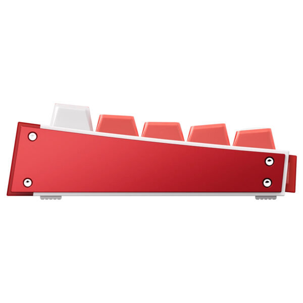 Akko Ray68 He Misty Red White Astroaim Manyetik Switch 8k Hz Hall Effect Hotswap Argb Kablosuz Ingilizce Gaming Klavye 8
