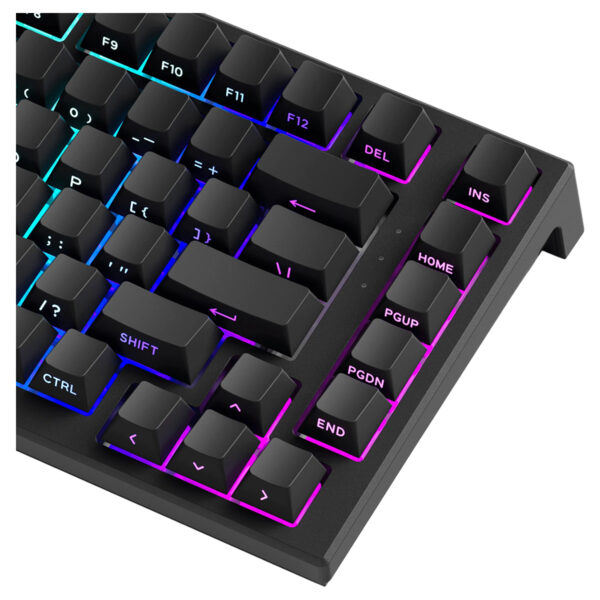 Akko Tac75 He Black Glare Manyetik Switch 8k Hz Hall Effect Argb Ingilizce Gaming Klavye 6
