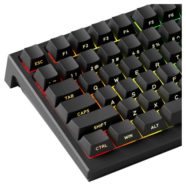 Akko Tac75 He Black Glare Manyetik Switch 8k Hz Hall Effect Argb Ingilizce Gaming Klavye 8