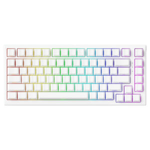 Akko Tac75 He White Glare Manyetik Switch 8k Hz Hall Effect Argb Ingilizce Gaming Klavye 1