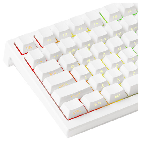 Akko Tac75 He White Glare Manyetik Switch 8k Hz Hall Effect Argb Ingilizce Gaming Klavye 6