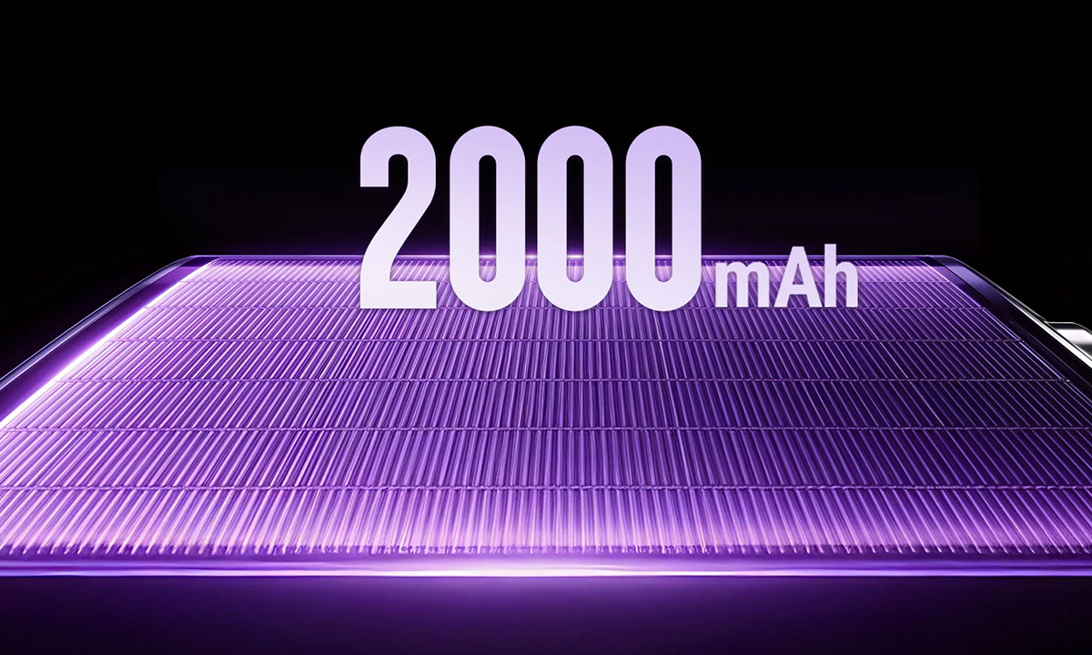 2000 mAh pil