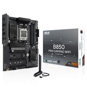 Asus B850 Max Gaming Wifi 9000mhz Oc Ddr5 Soket Am5 M 2 Hdmi Dp Atx Anakart 1