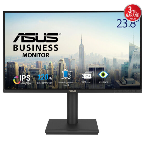 Asus Be249qg 23.8 Inç 120hz 5ms Full Hd Adaptive Sync Ips Pivot Monitör 2
