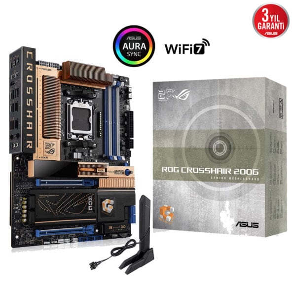 Asus Rog Crosshair 2006 9600mhz Oc Ddr5 Soket Am5 M 2 Hdmi Usb4 Atx Anakart Fc2