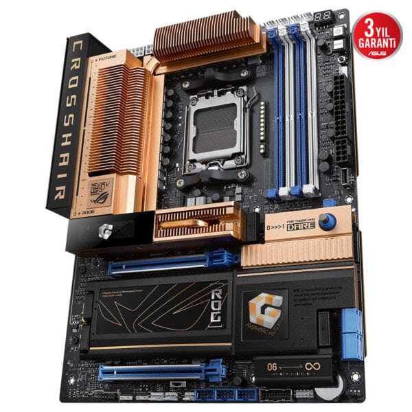 Asus Rog Crosshair 2006 9600mhz Oc Ddr5 Soket Am5 M 2 Hdmi Usb4 Atx Anakart Fc6