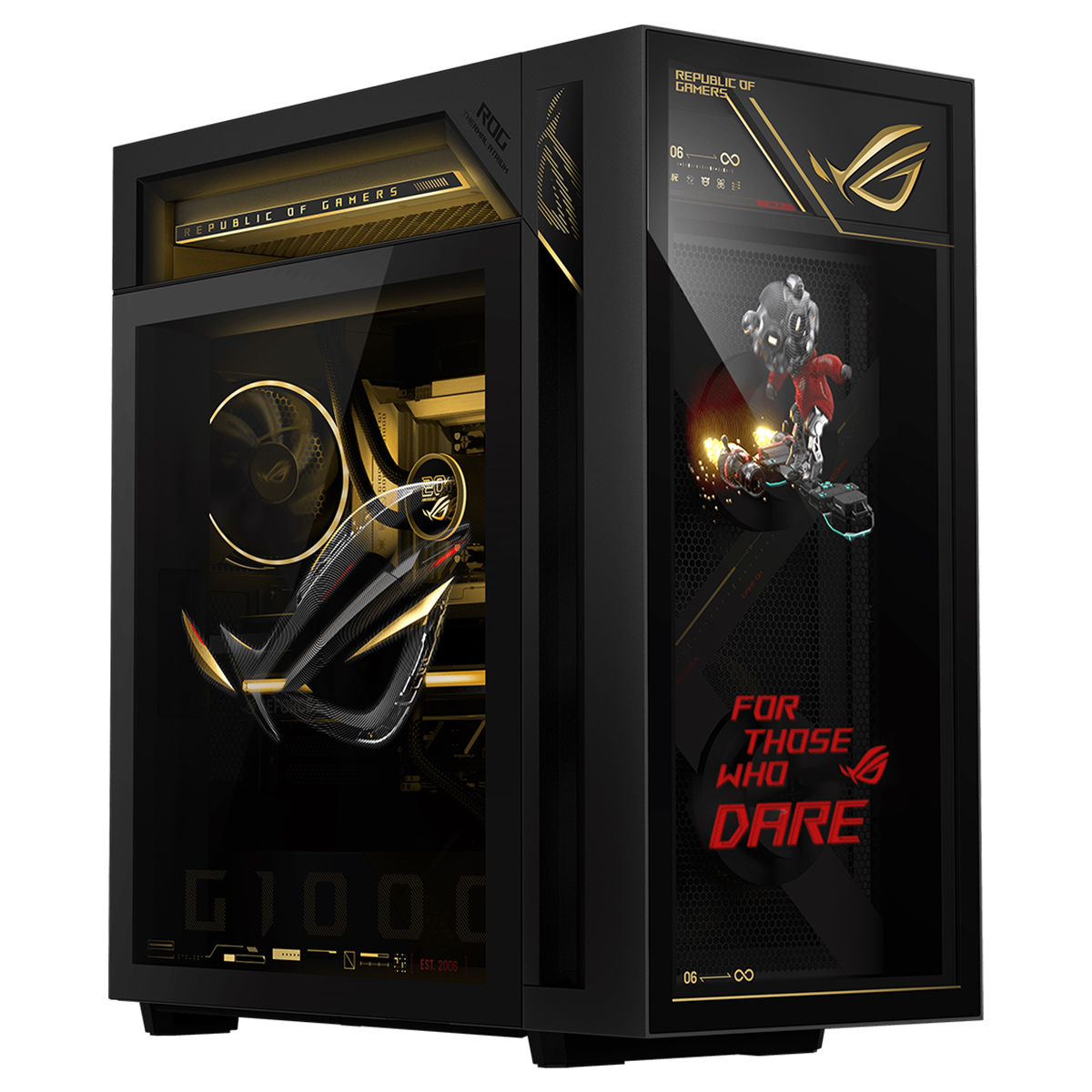 Asus Rog G1000 Edition 20 2026 Gm1000 Amd Ryzen 9 9950x3d2 Geforce Rtx 5080 Rog 16gb Gddr7 Oc 32gb Ddr5 2tb Ssd W11 Home Gaming Masaustu Bilgisayar C1