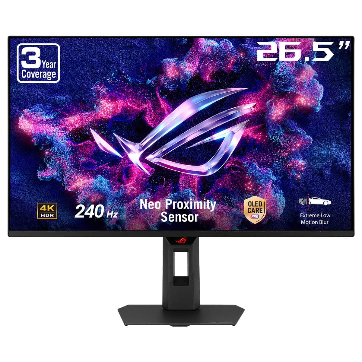 Yüksek çözünürlüklü 26.5 inç oyun monitörü, 240Hz yenileme hızı ve 4K HDR desteği ile üstün görsel deneyim sağlar. Neo Proximity Sensör ve OLED CARE teknolojisi ile gelişmiş görüntü kalitesi ve düşük.