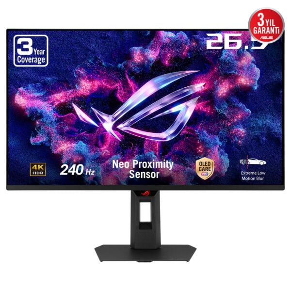Yüksek çözünürlüklü oyun monitörü, 240Hz yenileme hızı ve 4K HDR desteği ile üstün görsel deneyim sağlar. Neo Proximity Sensör ve OLED Care teknolojisi ile gelişmiş görüntü kalit.