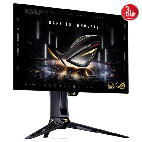 Asus Rog Swift Oled Pg27aqwp G Edition 20 Yil 26 5 Inc 720 Hd 540hz 2k Qhd Dual Mode 0 02ms Adaptive Sync Tandem Woled Pivot Gaming Monitor Fc4