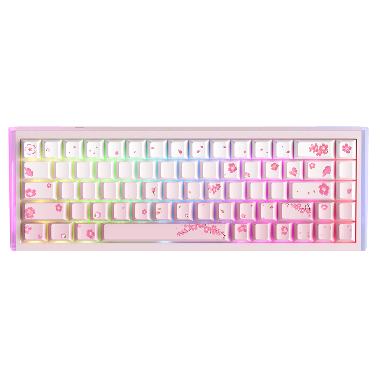 Dareu Cool68 Cherry Blossom Ice Blade Manyetik Switch 8k Hz Hall Effect Hotswap Rgb Ingilizce Gaming Klavye 1