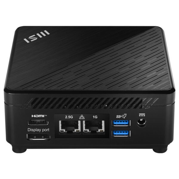 Kompakt ve güçlü mini PC, çoklu bağlantı seçenekleriyle yüksek performans sağlar, oyun ve ofis kullanımı için ideal.