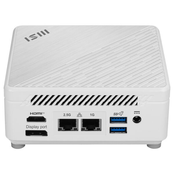 Kompakt ve güçlü mini PC, HDMI ve USB bağlantılarıyla yüksek performans sağlar, oyun ve ofis kullanımı için ideal.
