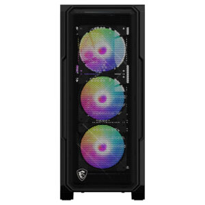 RGB aydınlatmalı yüksek performanslı oyun bilgisayarı kasası, hava akışını optimize eden tasarımıyla güçlü ve şık. Gaming ve PC toplama tutkunları için ideal.