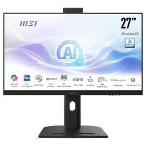 Yüksek çözünürlüklü 27 inç all-in-one PC monitörü, AI teknolojisi ve geniş ekran ile oyun ve çalışma deneyimini artırır. MSI markası, yüksek yenileme hızı ve gelişmiş özellikler.