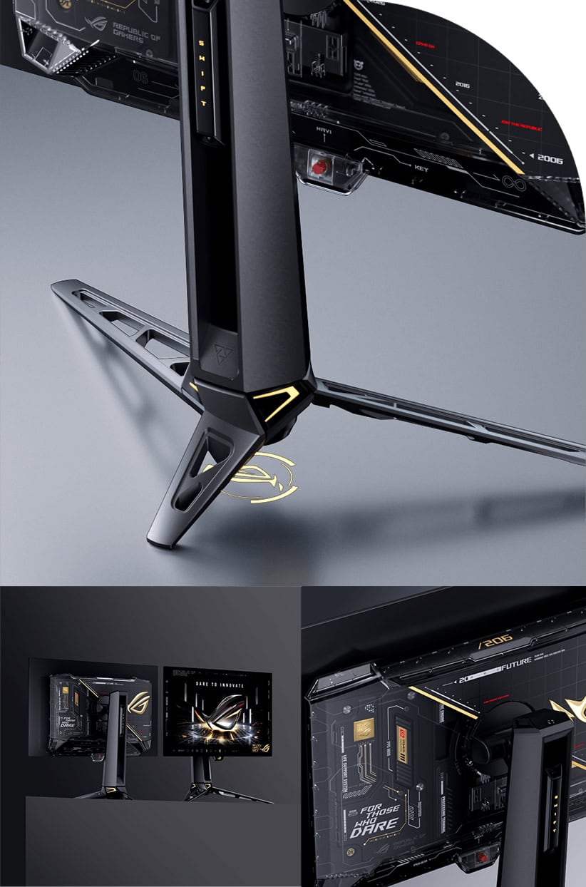 PG27AQWP-G ASUS ROG Swift OLED PG27AQWP-G EDITION 20. Yıl 26.5 inç 720 HD - 540Hz 2K QHD Dual-Mode 0.02ms Adaptive Sync Tandem WOLED Pivot Gaming Monitör h10